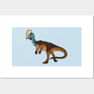 Cute Dilophosaurus Posters and Art